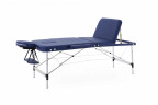 Стол массажный складной (переносной) алюминиевый JFAL01A 3-секционный синий